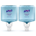 PURELL Marca HEALTHY SOAP suave y última intervensión de espuma, sin fragancia, 1200 ml de repuesto para dispensador automático de jabón PURELL ES8 (paquete de 2) - 7772-02