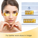 Rotus 30 Pairs Gold Eye Mask Power Crystal Gel Collagen Masks, Great For Anti Aging, Dark Circles & Puffiness