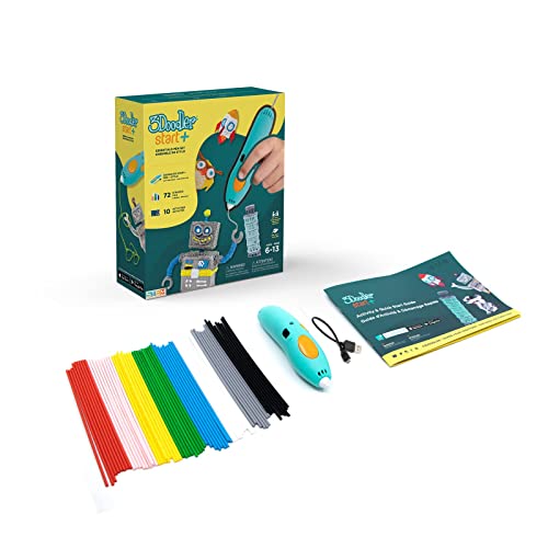 3Doodler Start Essentials (2020) Juego de bolígrafos 3D para niños, fácil de usar, aprender desde el hogar