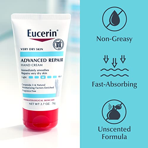 Eucerin Eucerin Advanced Repair Hand Creme, 2.7 Ounce (Paquete de3)