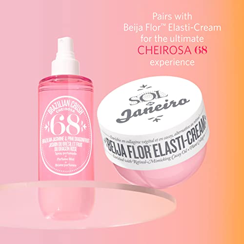 SOL de Janeiro, Bruma Perfumada Brazilian Crush Cheirosa 68 Beija Flor, para Cuerpo y Cabello, 90ml, 1 item