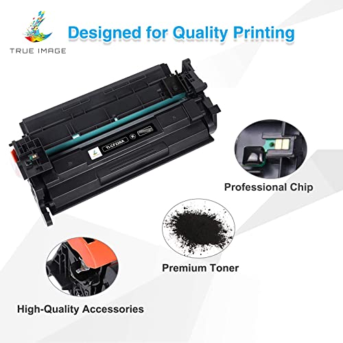 TRUE IMAGE Cartucho de tóner Compatible de Repuesto para HP 26A CF226A 26X CF226X Pro M402n M402dn M426 M402d M402dw Laser Jet MFP M426fdw M426fdn M402 M426dw (Negro, Paquete de 2)