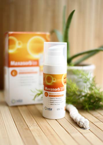Vita Sciences Vitamin D3 Skin Cream - 1000 IU Maxasorb D3 Lotion - 1.7 Fl Oz by Vita Sciences