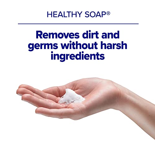Purell HEALTHY SOAP Soft & Foam ES6 Kit de iniciación, 1 – 1200 ml sin fragancia de jabón + 1 dispensador de jabón sin contacto de grafito PURELL ES6 (paquete de 1) – 6472-1G