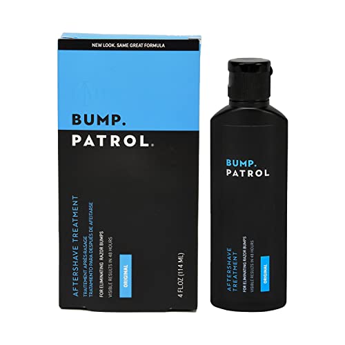 Sérum para tratamiento de choque de fórmula original de Bump Patrol - Afeitadores de afeitar, solución de cabello encarnado para hombres y mujeres - 4 onzas