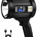 Linterna LED con luz mazorca y paneles solares