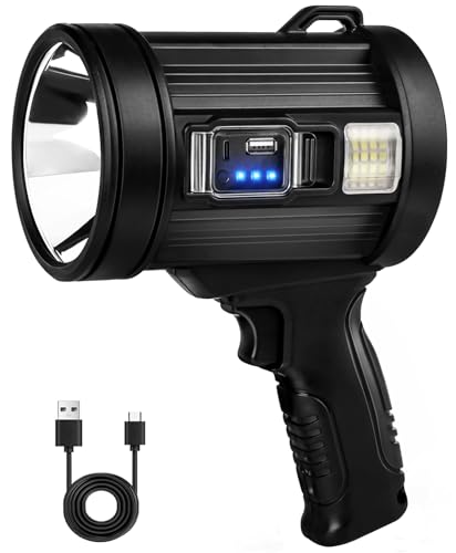 Linterna LED con luz mazorca y paneles solares