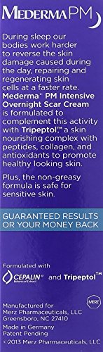 Mederma PM Crema intensiva para cicatrices durante la noche – Funciona con la actividad regenerativa nocturna de la piel – aplicación una noche se muestra clínicamente para hacer cicatrices más pequeñas y menos visibles