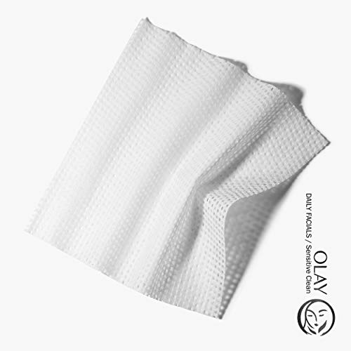 Makeup Remover Wipes by Olay Daily Facials Gentle Clean 5-in-1 Water Activated Cleansing Cloths, 33 count Packaging may Vary