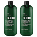 Botanic Hearth Juego De Champú Y Acondicionador De Árbol De Té, Con Aceite De Árbol De Té Para Cuero Cabelludo Seco Y Picazón, Sin Sulfato, Sin Parabenos - 16 Onzas Cada Uno