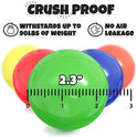 Click N' Play - Bolas de plástico para pozo de bolas, sin ftalatos y BPA, bolas de juego a prueba de aplastamiento para pozo de bolas, bolas de pozo en varios colores en bolsa de malla reutilizable y duradera con cierre, 200, 1000 unidades