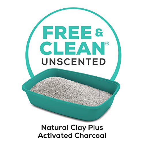 Purina Tidy Cats Free & Clean With TidyLock Protection Clumping Cat Litter - Two (2) 20 lb. Jugs
