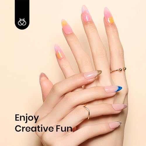 Beetles Nail Blooming Gel, 15ml Clear UV LED Blossom Gel Polish for Spreading Effect, Marble, Natural Stone, Watercolor, Floral Print Nail Art Design Manicure