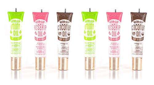 Paquete de 6 brillos de labios transparentes Kiss Broadway