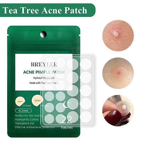 BREYLEE Acne Pimple Patch, Pimple Patch Acne Pimple Healing Patch Series