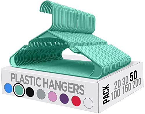 Utopia Home Perchas estándar de plástico para ropa resistentes y ahorro de espacio