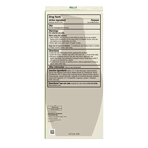 Aveeno hidratante facial diaria de ácido salicílico con complejo de soja total, para piel propensa a roturas, sin aceite e hipoalergénico, 4 onzas líquidas oz
