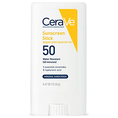 CeraVe - Protector solar en barra SPF 50, 0.47 oz.