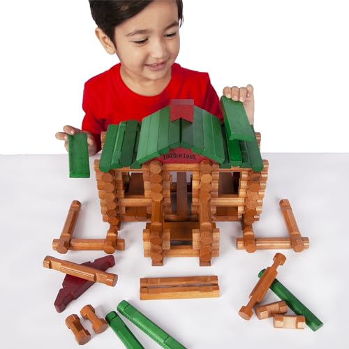 Lincoln Logs 100th Anniversary Set de construcción de lata