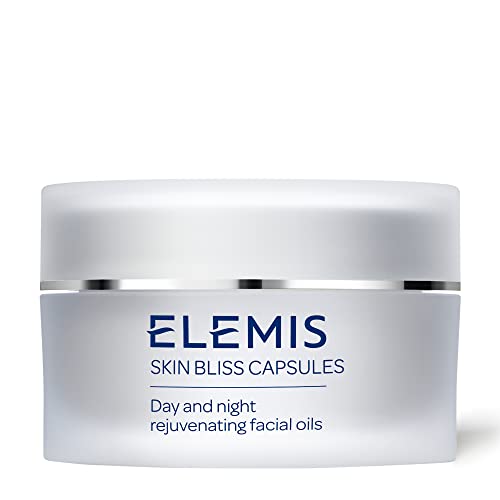 ELEMIS Cápsulas de recuperación celular para la piel Bliss, aceites faciales antioxidantes día y noche, 60 cápsulas