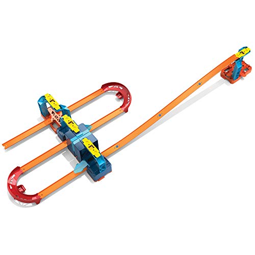 Hot Wheels Track Builder Unlimited Ultra Stackable Booster Kit Motorizado Set 5 Plus Configuraciones Acrobacias Compatible ID Idea de Regalo para niños 6, 7, 8, 9, 10 y Mayores [Exclusivo de Amazon]