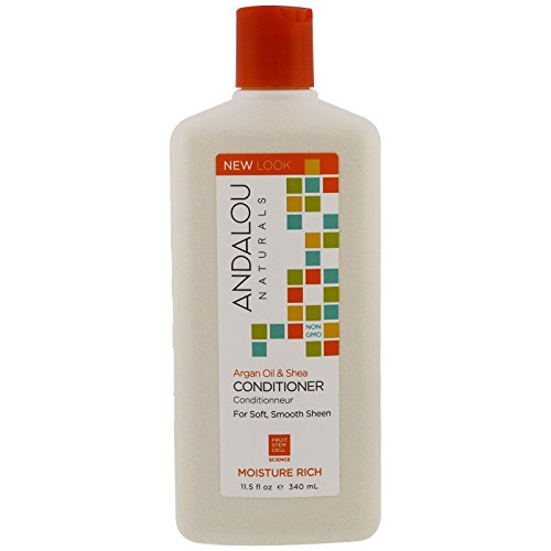 Pack of 2 x Andalou Naturals Moisture Rich Conditioner Argan and Sweet Orange - 11.5 fl oz