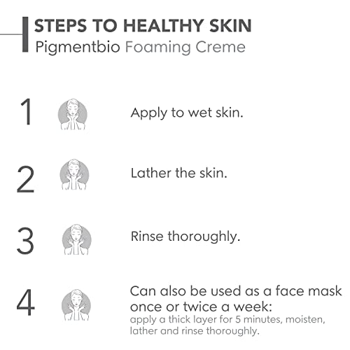 Bioderma | Pigmentbio Foaming Cream Limpiador Iluminador 200ml | Exfolia e ilumina la piel con manchas e hiperpigmentación