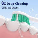 Toptheway Cabezales de cepillo para polvo de repuesto compatibles con Sonicare E-Series HX7022/66, compatible con Sonicare Essence, Xtreme, Elite, Advance y CleanCare Asas atornillables, 6 unidades