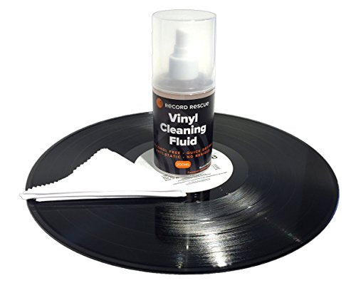 Vinyl Cleaning Fluid & Microfiber Towel - Record Washing Solution (200ml Spray Bottle) | Record Rescue