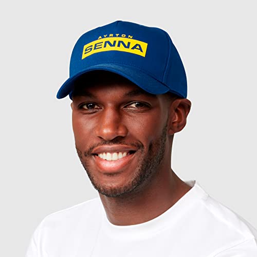 Fuel For Fans Ayrton Senna Logo Gorra de béisbol - Azul Marino/Verde, Azul Marino, Talla única