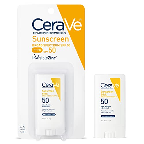 CeraVe - Protector solar en barra SPF 50, 0.47 oz.