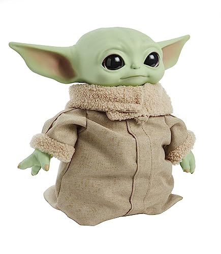 Mattel Star Wars, Figura Yoda de The Child, Juguete de Peluche para niños de 3 años en adelante