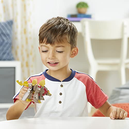 Transformers Dinobot Adventures Dinobot Squad Grimlock, Dinobot Snarl, and Predaking 3-Pack Converting Figures, 4.5-Inch Toys, Ages 3 and Up