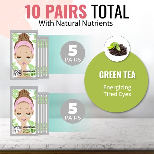Look At Me Hydrating Hydro-gel Eye Patches, Green Tea |Pack of 2