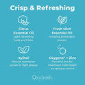 Oxyfresh Fresh Breath enjuague bucal de menta limón – galardonado con el envase bucal recomendado por el dentista, sin alcohol, sin flúor, con aloe y aceites esenciales naturales.