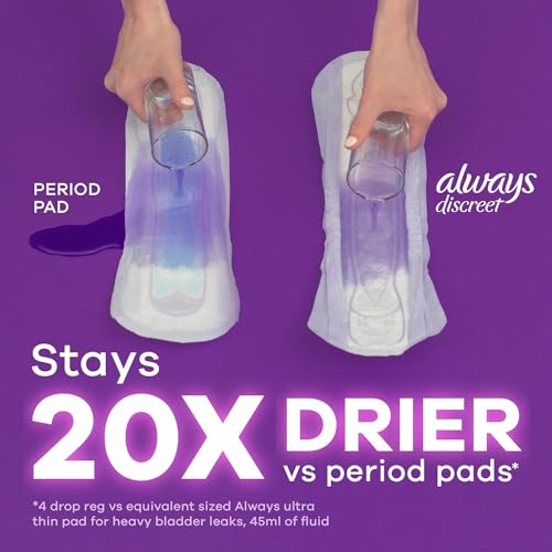 Discreto revestimientos de incontinencia, ultra delgado, longitud regular, 30 unidades