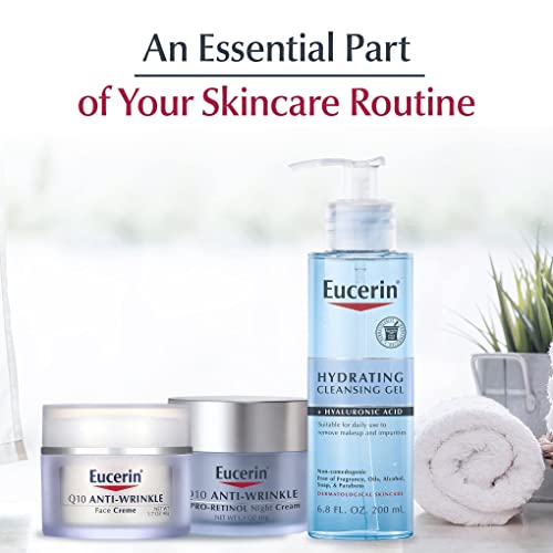 Eucerin, Crema antiarrugas de noche con CoQ10 y pro retinol, 48 g, 1.7 fluid ounces