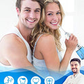 Nicefeel 300ML Portable and USB Rechargeable Oral Irrigator for Travel IPX7 Waterproof Water Flossing with 4 Jet Tips for Home