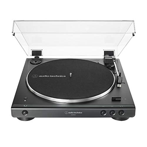 Audio-Technica AT-LP60XBT-WH Fully Automatic Bluetooth Belt-Drive Stereo Turntable