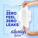 Always Infinity Size 1 Feminine Pads with Wings, Regular Absorbency, Unscented, 36 Count - Pack of 3 (108 Total Count) (Packaging May Vary)