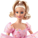 Barbie Muñeca Signature Birthday Wishes (Rubio de 11.5 Pulgadas) con Vestido y Zapatos de Tul Rosa, con Embalaje Personalizable, Regalo para niños de 6 años en adelante