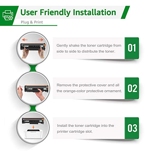 GREENSKY Cartucho de tóner compatible de repuesto para HP 48A CF248A para HP Laserjet Pro MFP M15w M29w M28w M15a M28 M31 M15 M14 M17 M28a M30w M31w M29a M16a M16w (negro, 1 unidad)