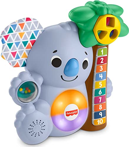 Fisher-Price Linkimals - Koala - Juguete de Aprendizaje Musical con Luces y Canciones para bebés y niños pequeños de 9 Meses en adelante