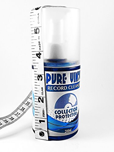 Limpiador de discos de vinilo puro por Collector Protector botella de spray de 207 ml