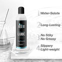 XESSO Lubricante personal natural a base de agua 8.3fl.oz para mujeres y hombres y parejas sexuales, masajes, resbaladizos, parabenos y glicerina, gel lubricante de larga duración, sensible a la piel, fabricado en Estados Unidos y paquete discreto