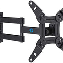 Pipishell - Soporte de pared para monitor de TV de movimiento completo, brazos articulados, giratorios, rotación de extensión para la mayoría de televisores y monitores LED LCD de 13 a 42 pulgadas, VESA máximo de 200 x 200 mm hasta 44 libras