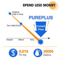PUREPLUS Filtro de sedimentos plisado para toda la casa de 10 x 4.5 pulgadas para agua de pozo, cartucho de repuesto para GE FXHSC, Culligan R50-BBSA, Pentek R50-BB, DuPont WFHDC3001, American Plumber W50PEHD, GXWH40L, paquete de 3 unidades