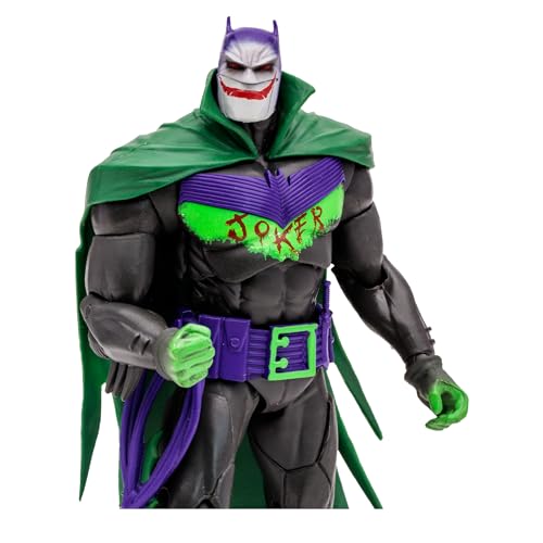 McFarlane DC Multiverse 7IN - Batman (Batman: White Knight) (JOKERIZED) (Etiqueta Dorada)