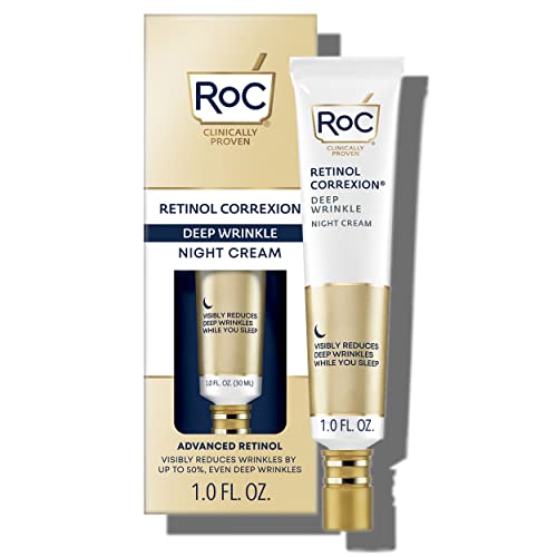 RoC Retinol Correxion Deep Wrinkle Night Cream, 1 Ounce