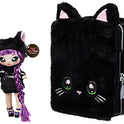 MGA Entertainment Na! Na! Na! Surprise 3 en 1 Mochila Dormitorio Black Kitty con Muñeca Tuesday Meow de Edición Limitada